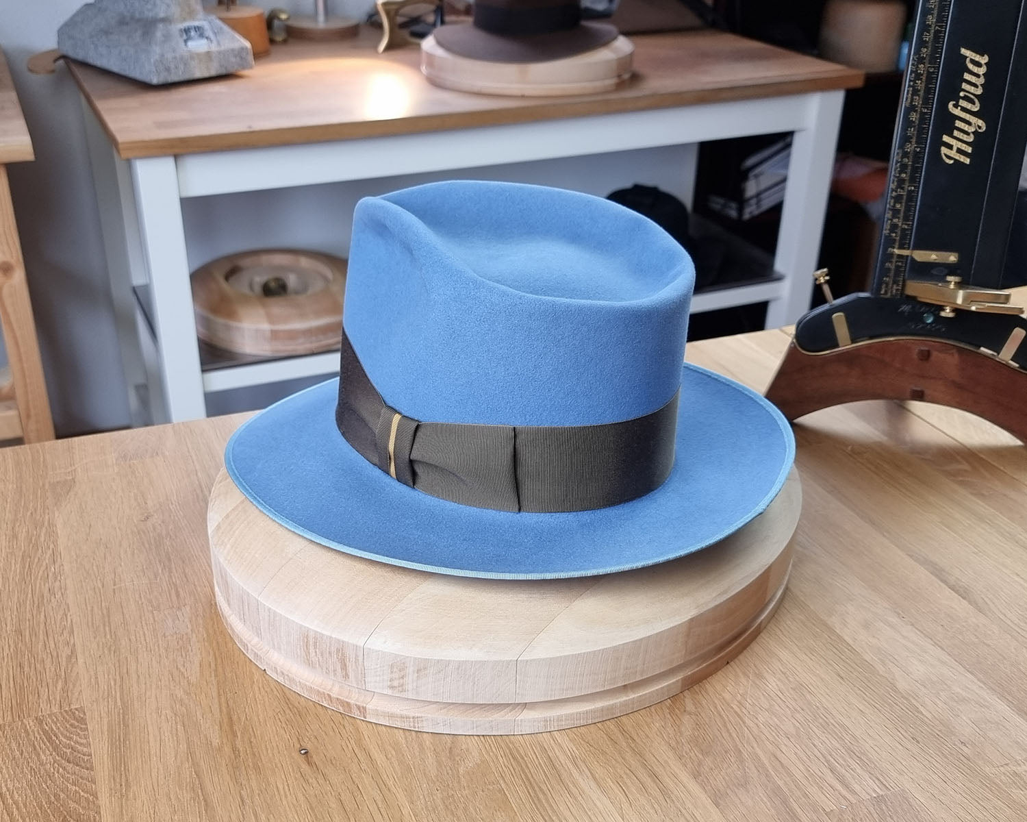 RAGNAR FEDORA | MAJESTIC BLUE | 50X BEAVER BLEND | SIZE 60, US 7 1/2