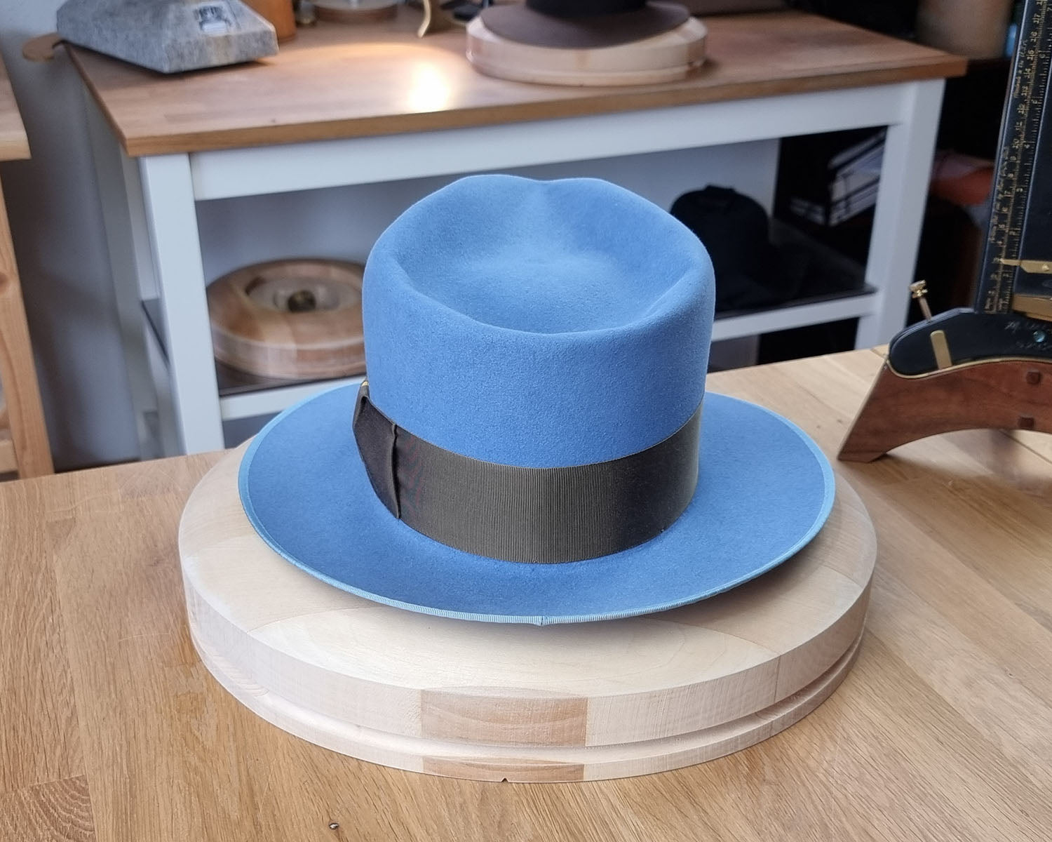 RAGNAR FEDORA | MAJESTIC BLUE | 50X BEAVER BLEND | SIZE 60, US 7 1/2