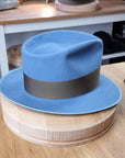 RAGNAR FEDORA | MAJESTIC BLUE | 50X BEAVER BLEND | SIZE 60, US 7 1/2