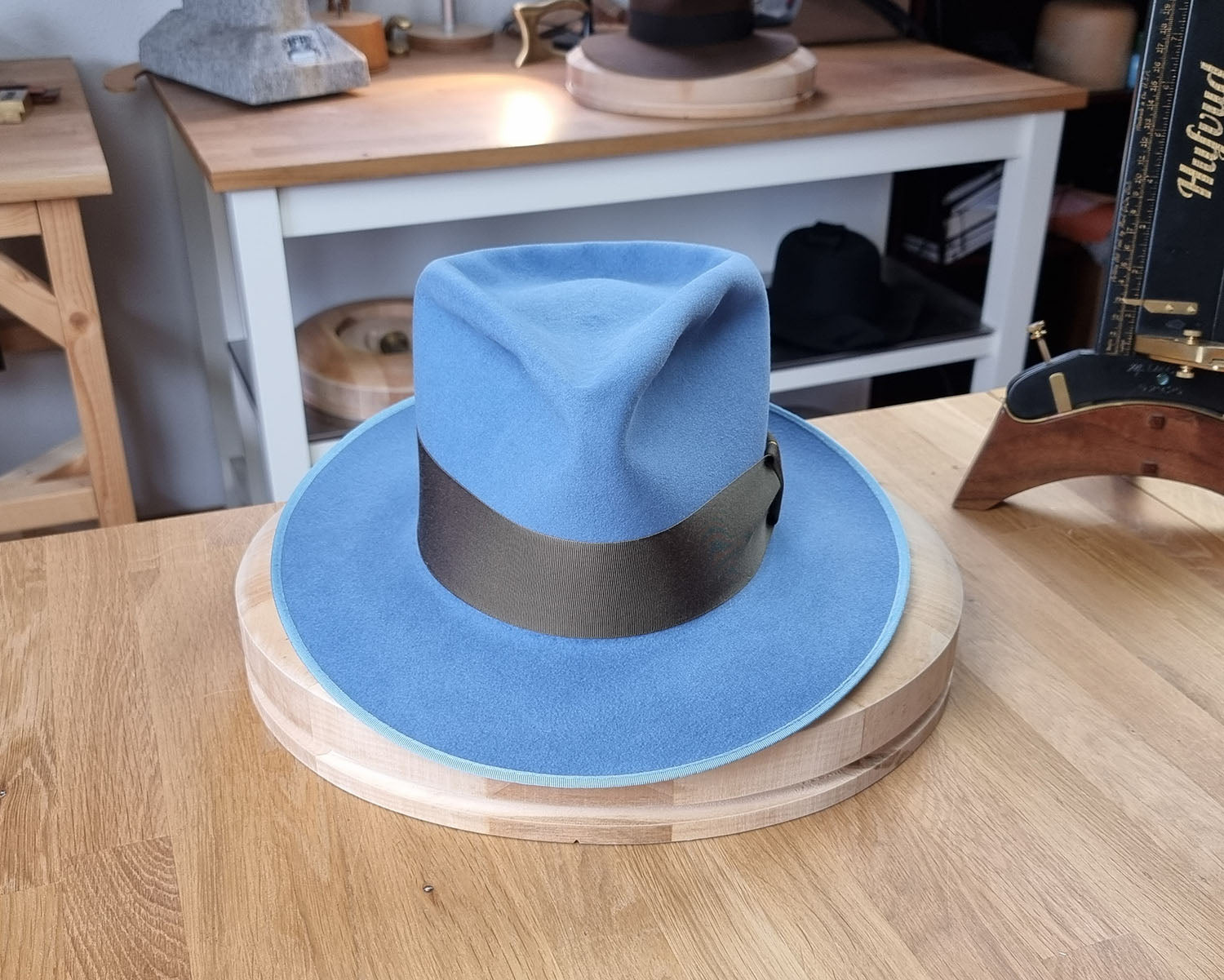 RAGNAR FEDORA | MAJESTIC BLUE | 50X BEAVER BLEND | SIZE 60, US 7 1/2