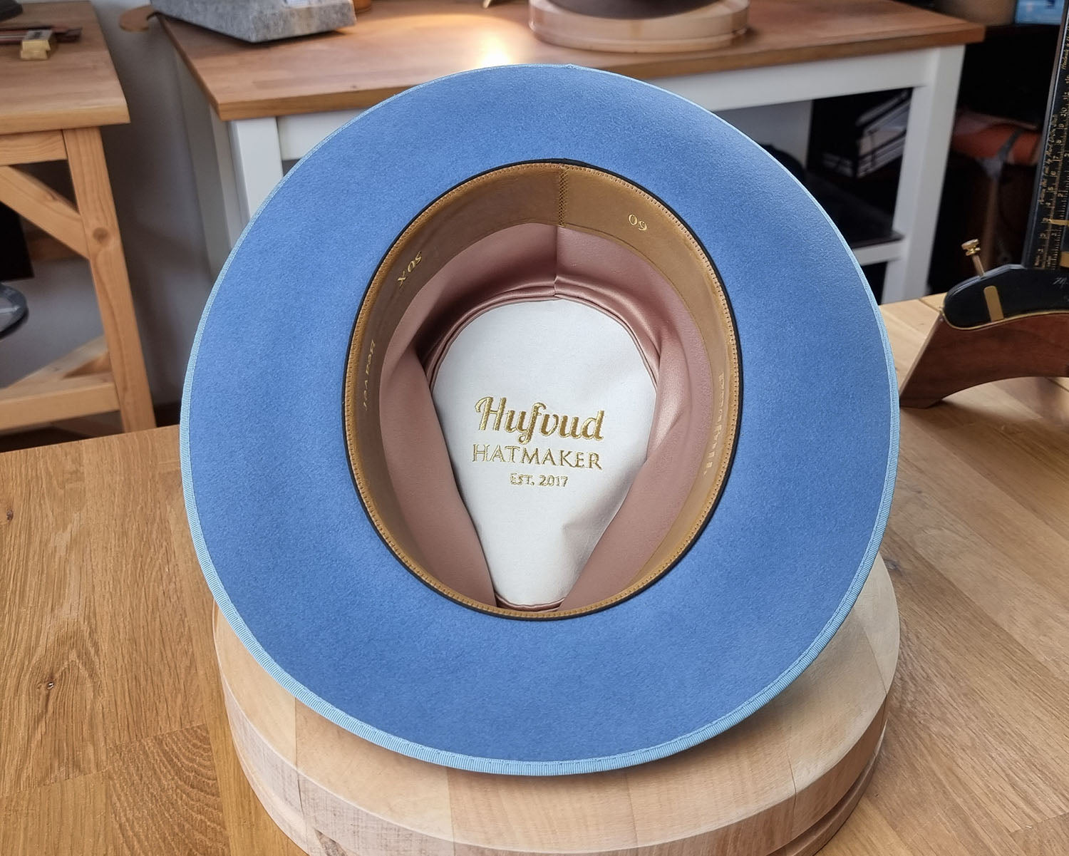 RAGNAR FEDORA | MAJESTIC BLUE | 50X BEAVER BLEND | SIZE 60, US 7 1/2