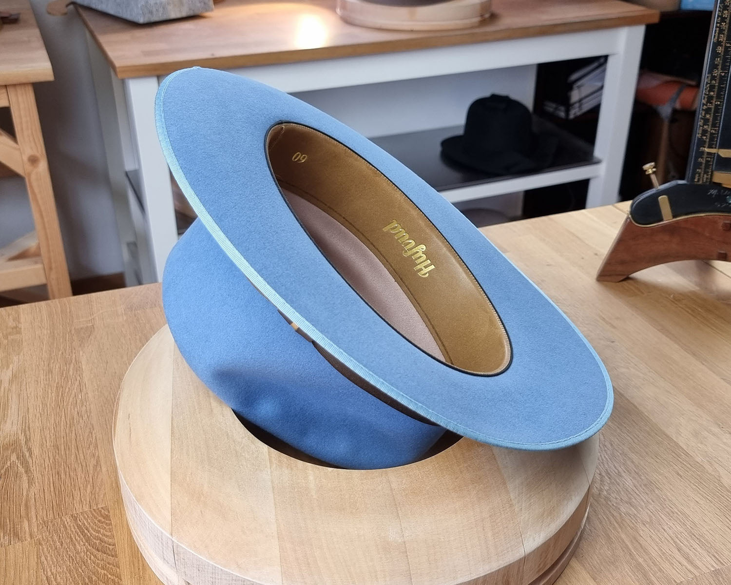 RAGNAR FEDORA | MAJESTIC BLUE | 50X BEAVER BLEND | SIZE 60, US 7 1/2