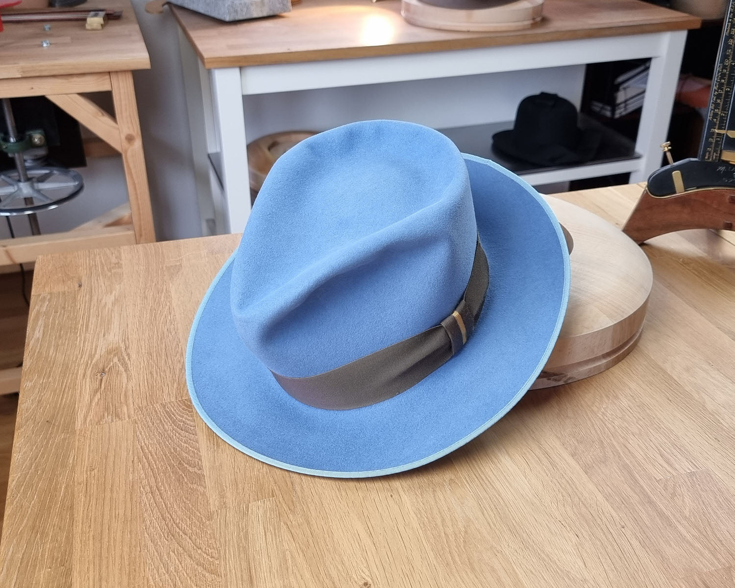 RAGNAR FEDORA | MAJESTIC BLUE | 50X BEAVER BLEND | SIZE 60, US 7 1/2