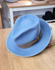 RAGNAR FEDORA | MAJESTIC BLUE | 50X BEAVER BLEND | SIZE 60, US 7 1/2