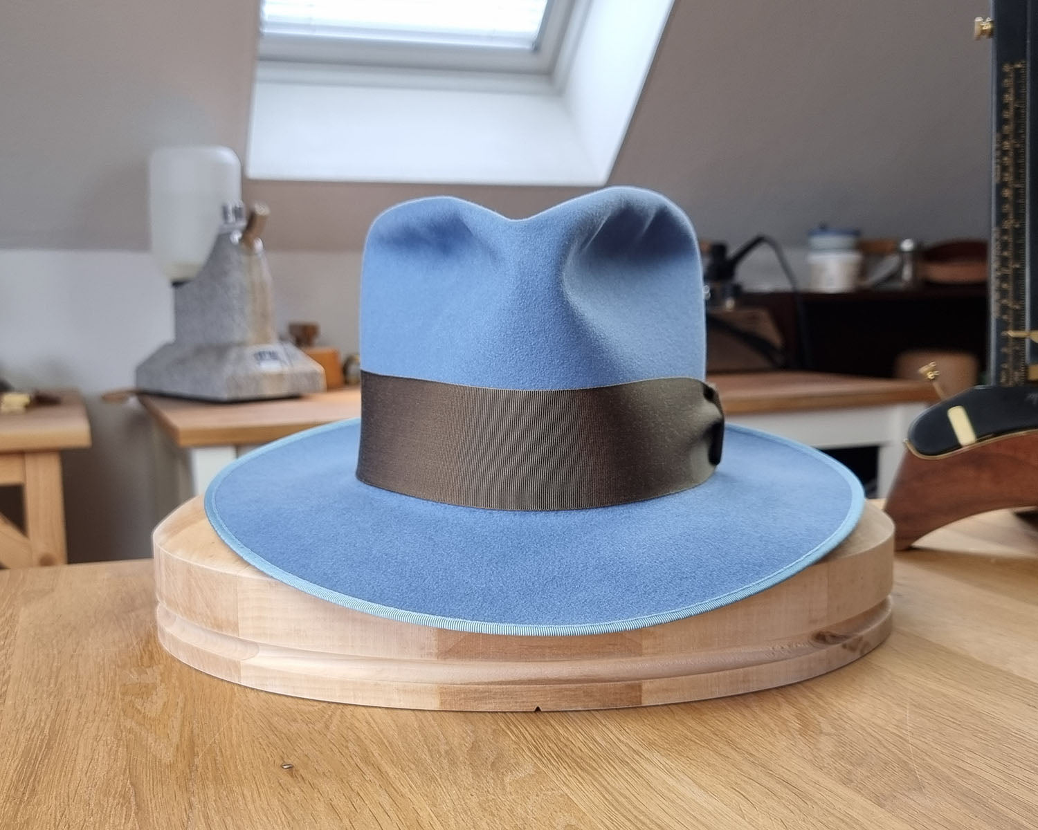 RAGNAR FEDORA | MAJESTIC BLUE | 50X BEAVER BLEND | SIZE 60, US 7 1/2