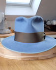 RAGNAR FEDORA | MAJESTIC BLUE | 50X BEAVER BLEND | SIZE 60, US 7 1/2