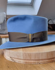 RAGNAR FEDORA | MAJESTIC BLUE | 50X BEAVER BLEND | SIZE 60, US 7 1/2
