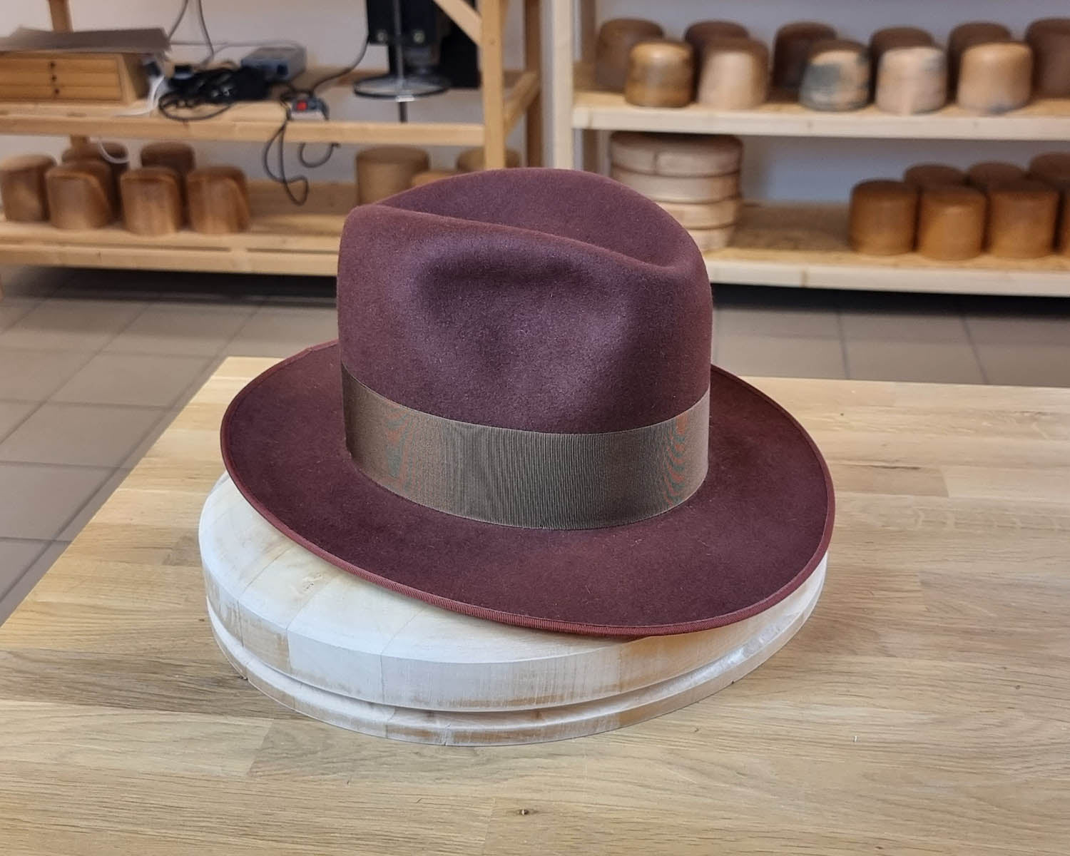 CAGNEY FEDORA | RUSTIC COPPER COLOR | 100X BEAVER | SIZE 59, US 7 3/8