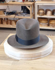LEIFUR FEDORA | LIGHT SABLE | RABBIT & HARE DELUXE BLEND | SIZE 59, US 7 3/8