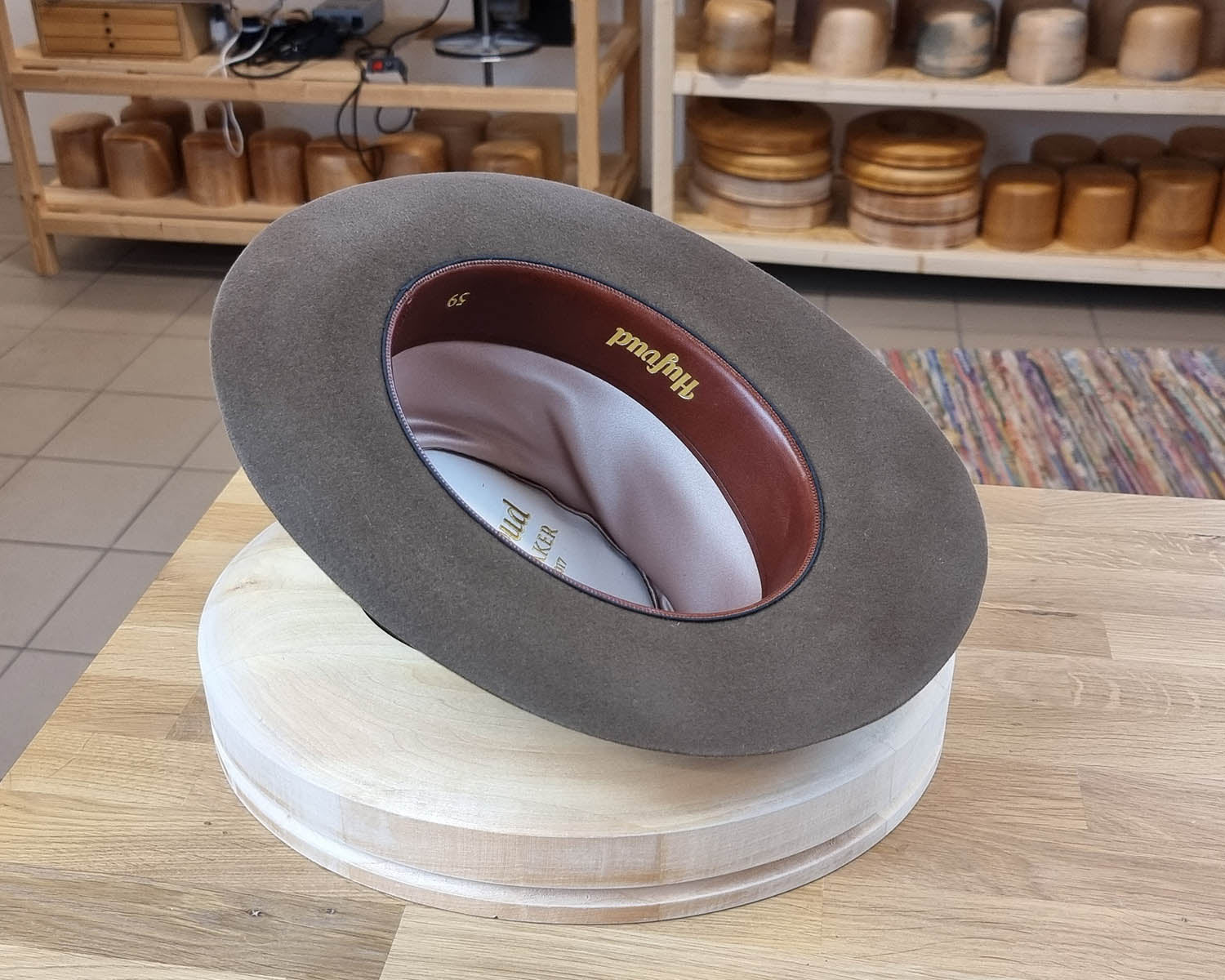 LEIFUR FEDORA | LIGHT SABLE | RABBIT & HARE DELUXE BLEND | SIZE 59, US 7 3/8