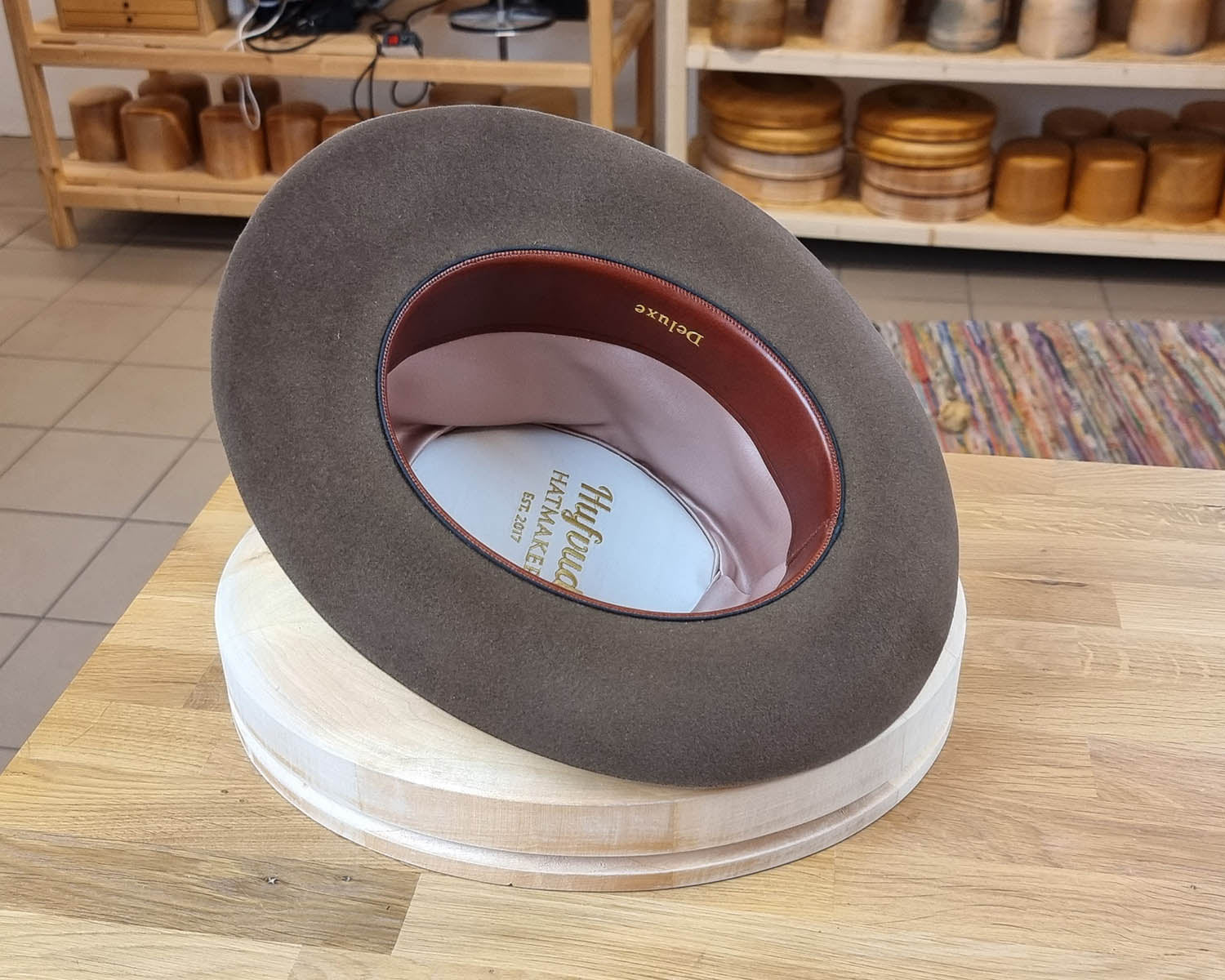 LEIFUR FEDORA | LIGHT SABLE | RABBIT & HARE DELUXE BLEND | SIZE 59, US 7 3/8