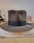 LEIFUR FEDORA | LIGHT SABLE | RABBIT & HARE DELUXE BLEND | SIZE 59, US 7 3/8