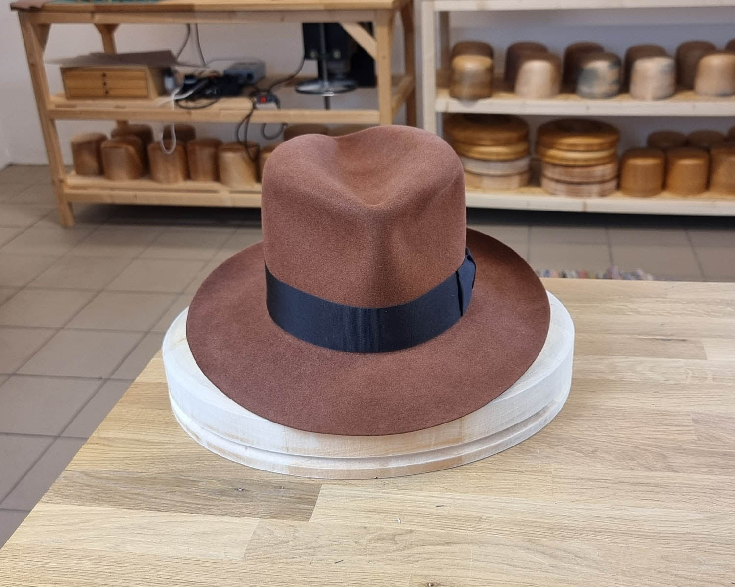 LEIFUR FEDORA | COGNAC | 50X BEAVER BLEND | SIZE 61, US 7 5/8