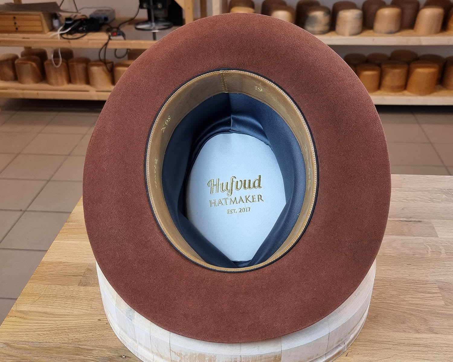 LEIFUR FEDORA | COGNAC | 50X BEAVER BLEND | SIZE 61, US 7 5/8