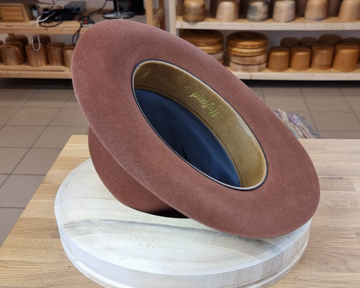 LEIFUR FEDORA | COGNAC | 50X BEAVER BLEND | SIZE 61, US 7 5/8