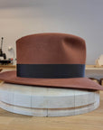 LEIFUR FEDORA | COGNAC | 50X BEAVER BLEND | SIZE 61, US 7 5/8