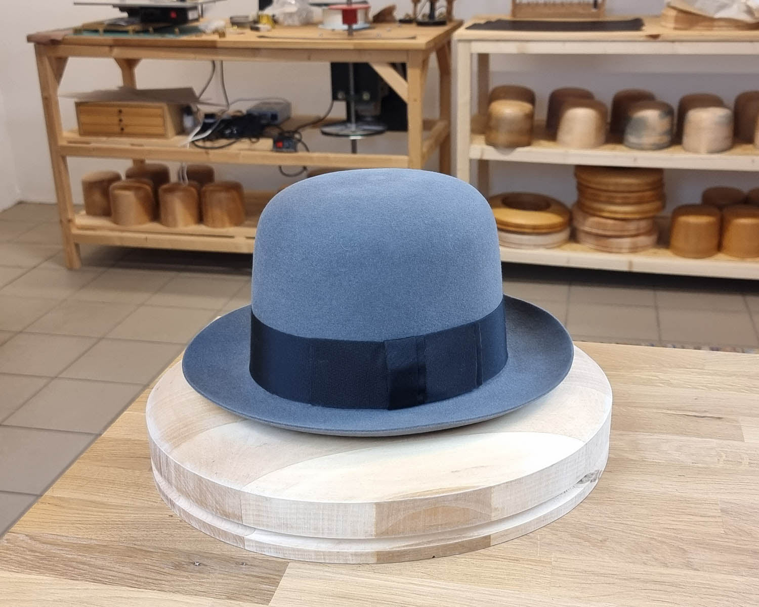 1930s FEDORA | EMERALD GRAY COLOR | 30X BEAVER BLEND | SIZE 57, US 7 1/8