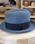 1930s FEDORA | EMERALD GRAY COLOR | 30X BEAVER BLEND | SIZE 57, US 7 1/8