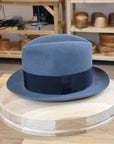 1930s FEDORA | EMERALD GRAY COLOR | 30X BEAVER BLEND | SIZE 57, US 7 1/8