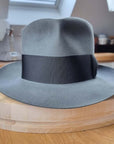 BOGART FEDORA | EMERALD GRAY | 100X BEAVER | SIZE 58, US 7 1/4