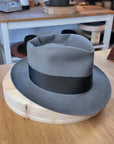 BOGART FEDORA | EMERALD GRAY | 50X BEAVER BLEND | SIZE 61, US 7 5/8