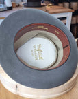 BOGART FEDORA | EMERALD GRAY | 50X BEAVER BLEND | SIZE 63, US 7 7/8