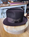 DILLINGER FEDORA | 50X BEAVER BLEND | OXBLOOD | SIZE 59, US 7 3/8