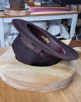 DILLINGER FEDORA | 50X BEAVER BLEND | OXBLOOD | SIZE 59, US 7 3/8