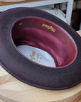 DILLINGER FEDORA | 50X BEAVER BLEND | OXBLOOD | SIZE 59, US 7 3/8