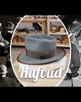 BOGART FEDORA | PECAN COLOR | 100X BEAVER | DUAL BRIM BINDING | SIZE 58, US 7 1/4