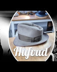 BOGART FEDORA | STONE | 100X BEAVER | SIZE 59, US 7 3/8