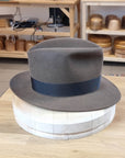 LEIFUR FEDORA | LIGHT SABLE | RABBIT & HARE DELUXE BLEND | SIZE 59, US 7 3/8