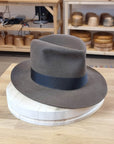 LEIFUR FEDORA | LIGHT SABLE | RABBIT & HARE DELUXE BLEND | SIZE 59, US 7 3/8