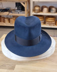 LEIFUR FEDORA | STEEL | 50X BEAVER BLEND | SIZE 59, US 7 3/8