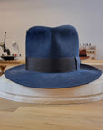 LEIFUR FEDORA | STEEL | 50X BEAVER BLEND | SIZE 59, US 7 3/8