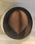 LEIFUR Lucky FEDORA | SABLE BROWN | 100X BEAVER | SIZE 58, US 7 1/4