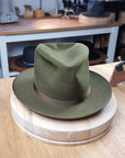 NEW STYLE | MOSS GREEN | 100X BEAVER | SIZE 59, US 7 3/8