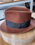 OLAV FEDORA | 50X BEAVER BLEND | COGNAC | SIZE 58, US 7 1/4