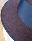 OLAV FEDORA | DARK BROWN RUST | RABBIT & HARE DELUXE BLEND | SIZE 58, US 7 1/4