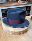OLAV FEDORA | STEEL | 50X BEAVER BLEND | SIZE 61, US 7 5/8