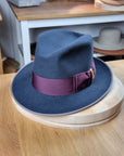 OLAV FEDORA | STEEL | 50X BEAVER BLEND | SIZE 61, US 7 5/8