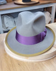 OLAV FEDORA | STONE | RABBIT & HARE DELUXE FELT | SIZE 60, US 7 1/2
