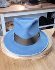 RAGNAR FEDORA | MAJESTIC BLUE | 50X BEAVER BLEND | SIZE 60, US 7 1/2
