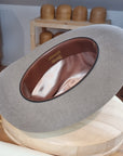 LEIFUR Adventure FEDORA | BEAVER HUNDRED | NATURAL COLOR LIMITED EDITION | WESTERN WEIGHT | SIZE 58, US 7 1/4