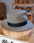 LEIFUR Raven Crown FEDORA | RABBIT & HARE DELUXE BLEND | MULTIPLE SIZE AVAILABLE