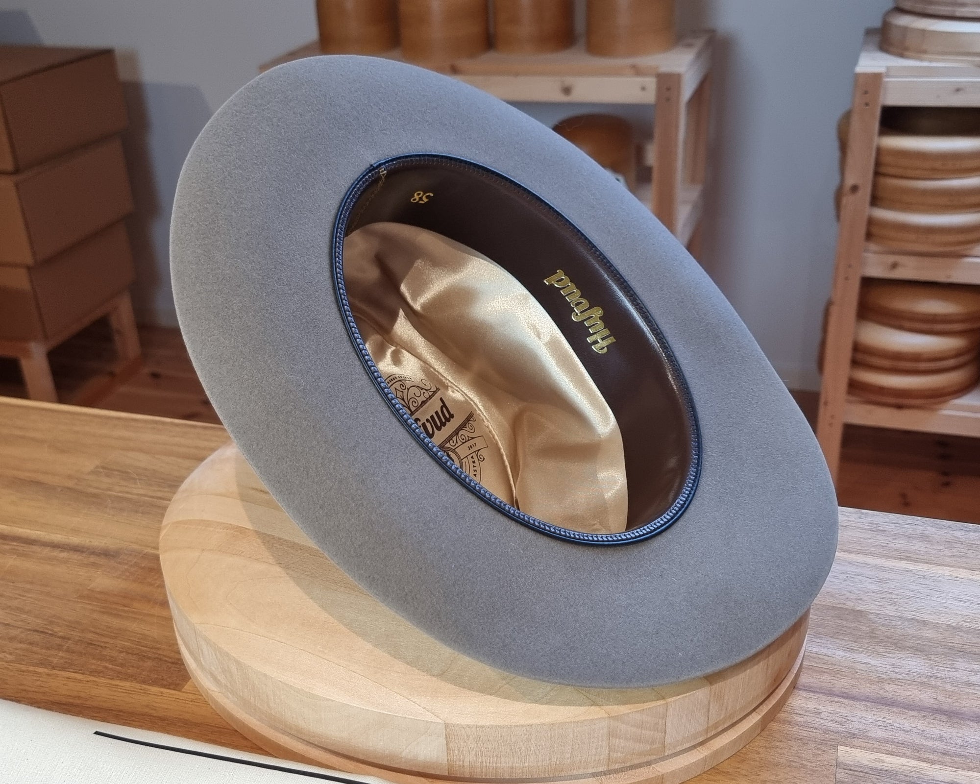 LEIFUR Raven Crown FEDORA | RABBIT &amp; HARE DELUXE BLEND | MULTIPLE SIZE AVAILABLE