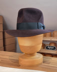 LEIFUR Raven Crown FEDORA | BEAVER FIFTY | OXBLOOD COLOR | MULTIPLE SIZE AVAILABLE