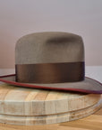 CAGNEY FEDORA | WHISKEY COLOR | DELUXE RABBIT & HARE BLEND | SIZE 58, US 7 1/4