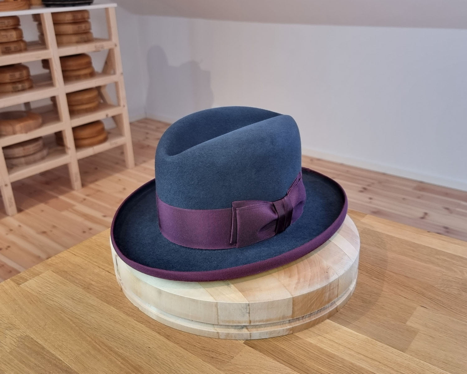 SVEN HOMBURG | 50X BEAVER BLEND | STEEL COLOR | SIZE 58, US 7 1/4