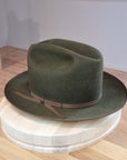 OPEN ROAD HAT | RABBIT & HARE DELUXE BLEND | MOSS GREEN COLOR | SIZE 59, US 7 3/8